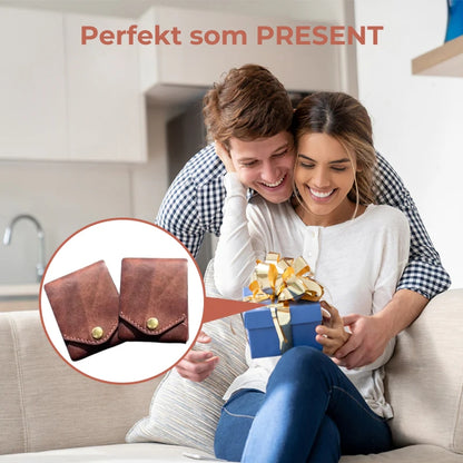 Handgjord Läderplånbok (Vintage)