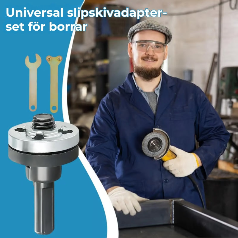 Adapter för slipskiva till borrmaskin