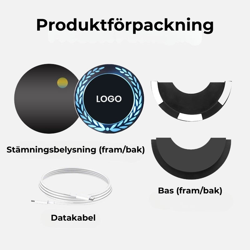 Automatisk Sensorlampa För Bilfönster