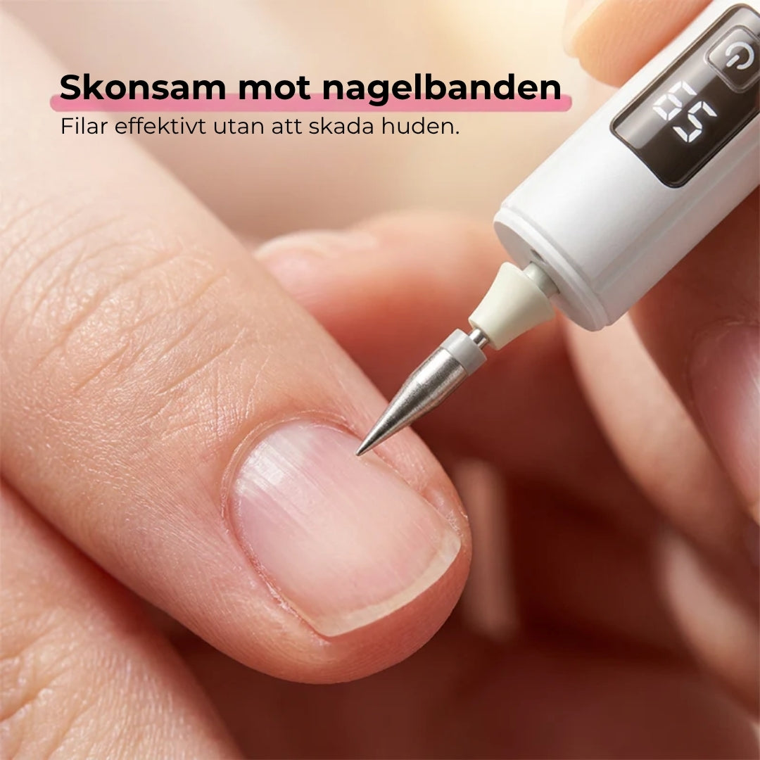Elektrisk Nagelfil med digital hastighetsreglering