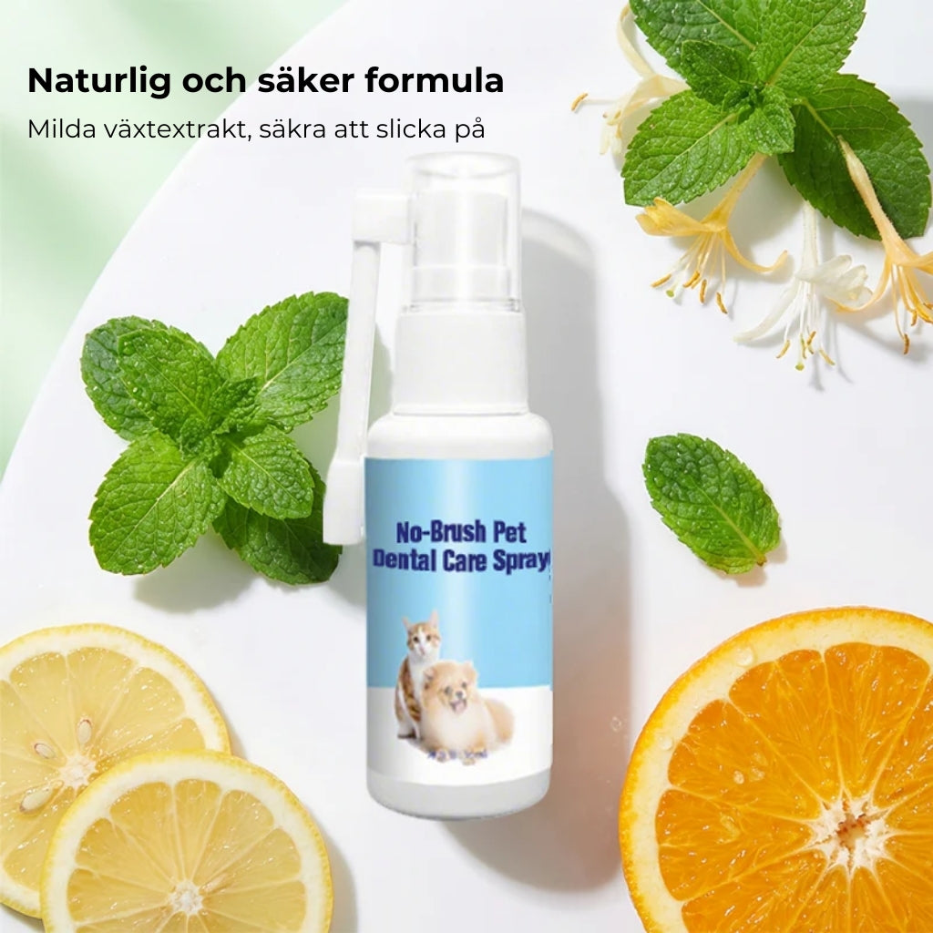 Tandvårdsspray för husdjur