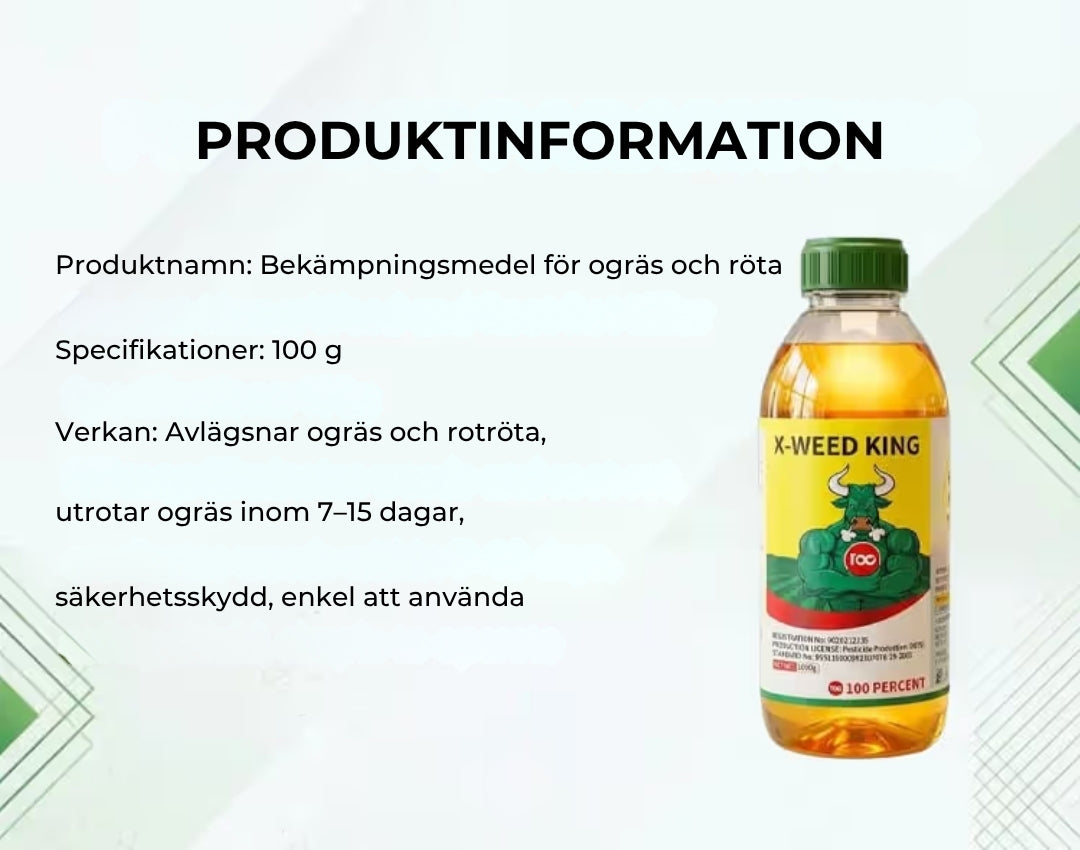 2-i-1 Bekämpningsmedel för Ogräs