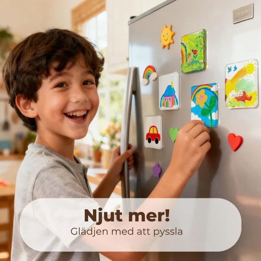 Snygga Fotomagneter | DIY (10 st)