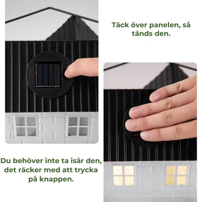 🕊️ Solcellsdrivet fågelhus – automatisk belysning