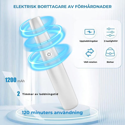 Elektrisk borttagare av förhårdnader 🎁 Inklusive utbyteshuvud🎁