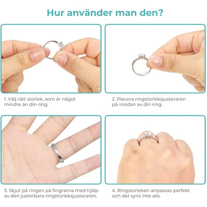 Osynlig Ringstorleksjusterare | 8 storlekar