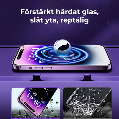 iPhone säkerhetskit – Dammfri härdad skärmfilm