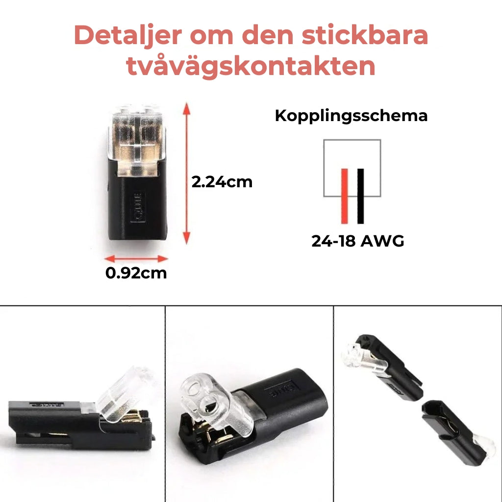 Smarta Kabelkontakter (20 st)