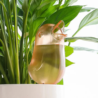Automatisk bevattning för plantor fågel