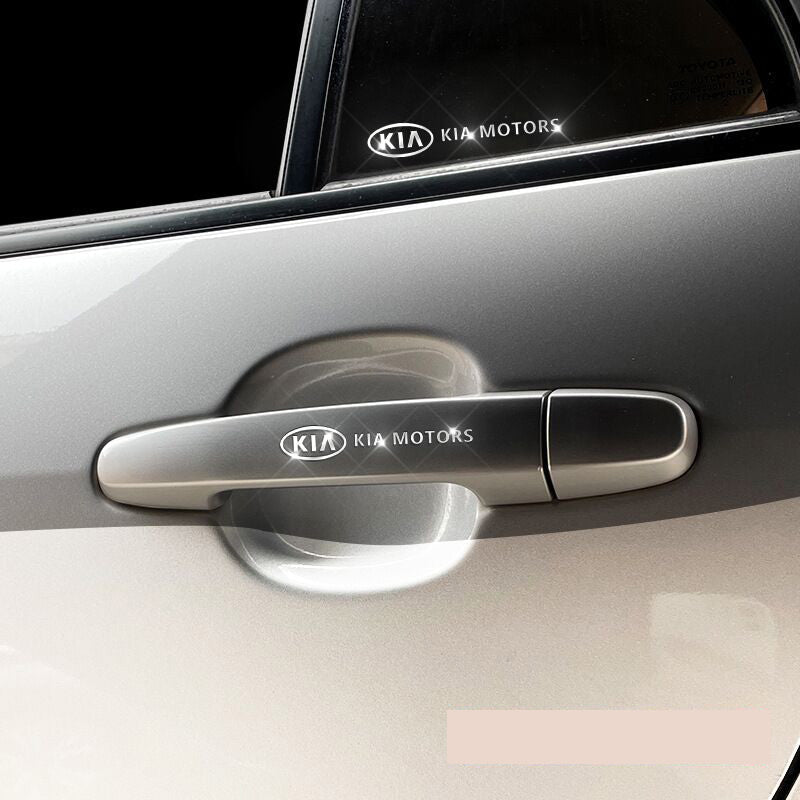 Bildekaler i metall – 4 stycken