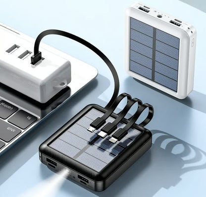 Powerbank med solceller