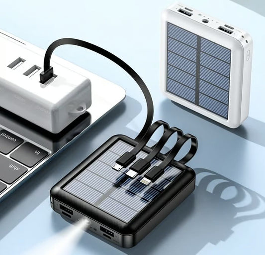 Powerbank med solceller