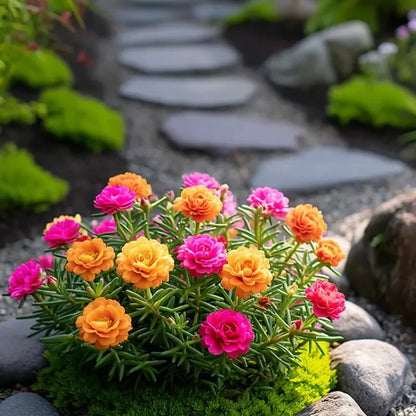 🌸Mosroos-fröblandning (1000 st) – 🌿Portulaka / Solros