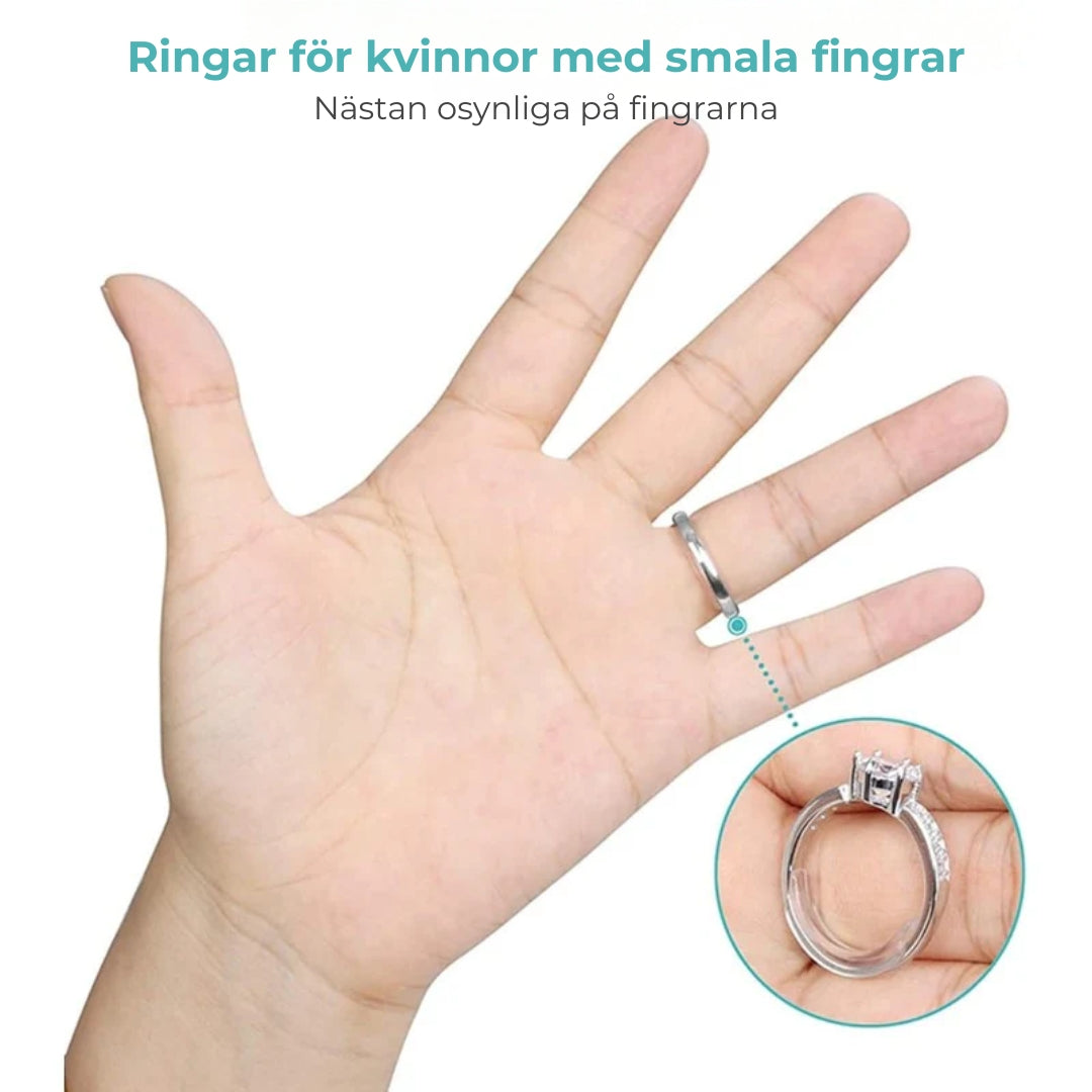 Osynlig Ringstorleksjusterare | 8 storlekar