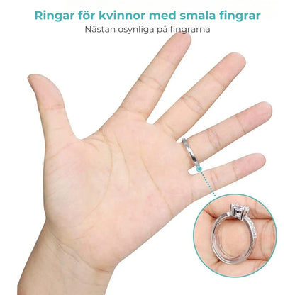 Osynlig Ringstorleksjusterare | 8 storlekar