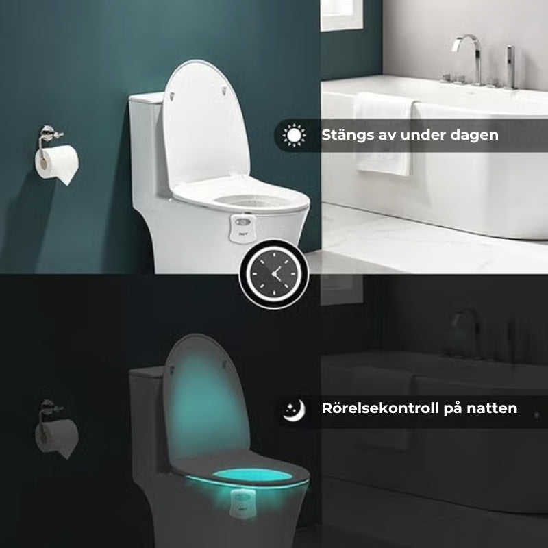 Toalettbelysning - Automatisk nattbelysning