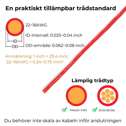 Smarta Kabelkontakter (20 st)