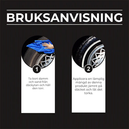 Poleringskräm för Bildäck | Bildäcksglans