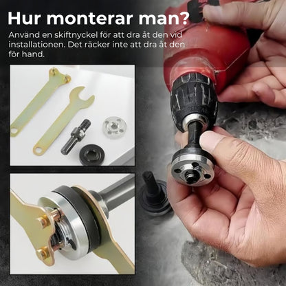 Adapter för slipskiva till borrmaskin