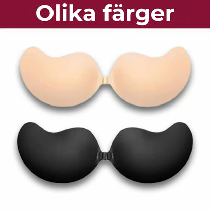 Osynlig Push-up BH utan axelband