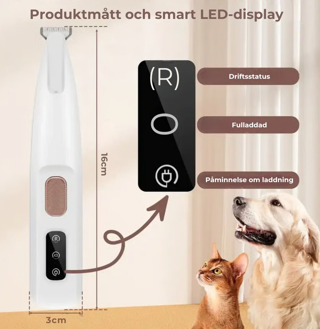 Professionell trimmer för husdjur