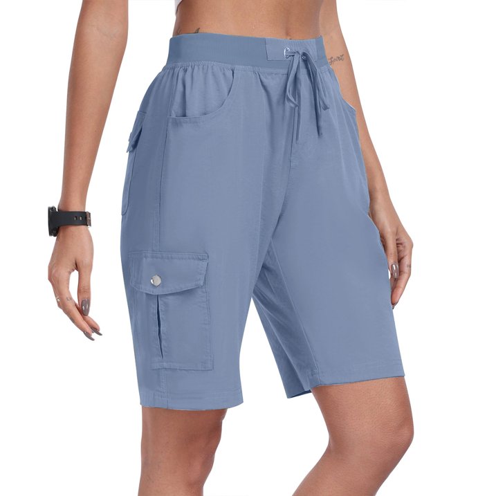Snabbtorkande cargoshorts med fickor | DAM