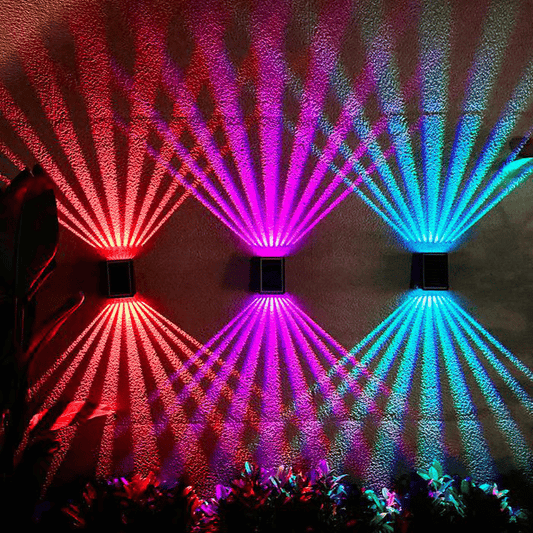 ☀️ LED solcellslampor för utomhusbruk (vattentäta)