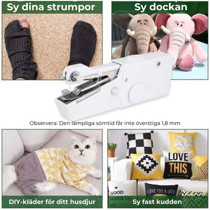 Bärbar kompakt symaskin