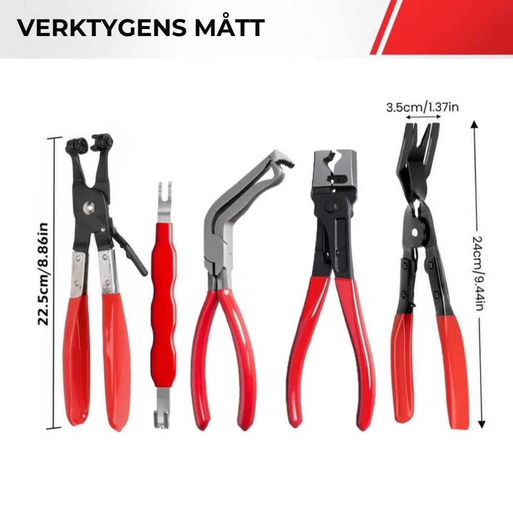 🔧 Set med verktyg för bilar – Multifunktionella