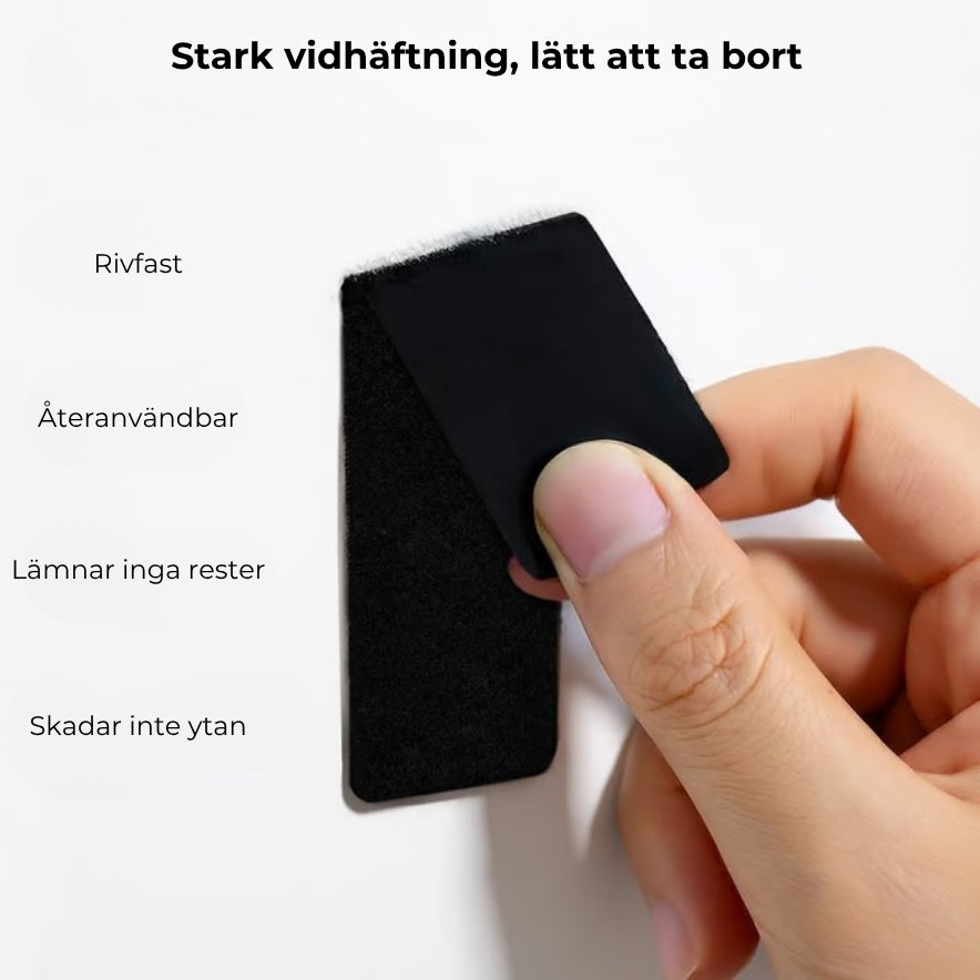 Dubbelsidiga kardborreband | Extra starka och Återanvändbara – 20 PAR