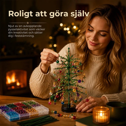 DIY-kit för Julgran med pärlor
