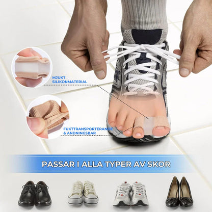 Ergonomisk tåspridare – 2 stycken