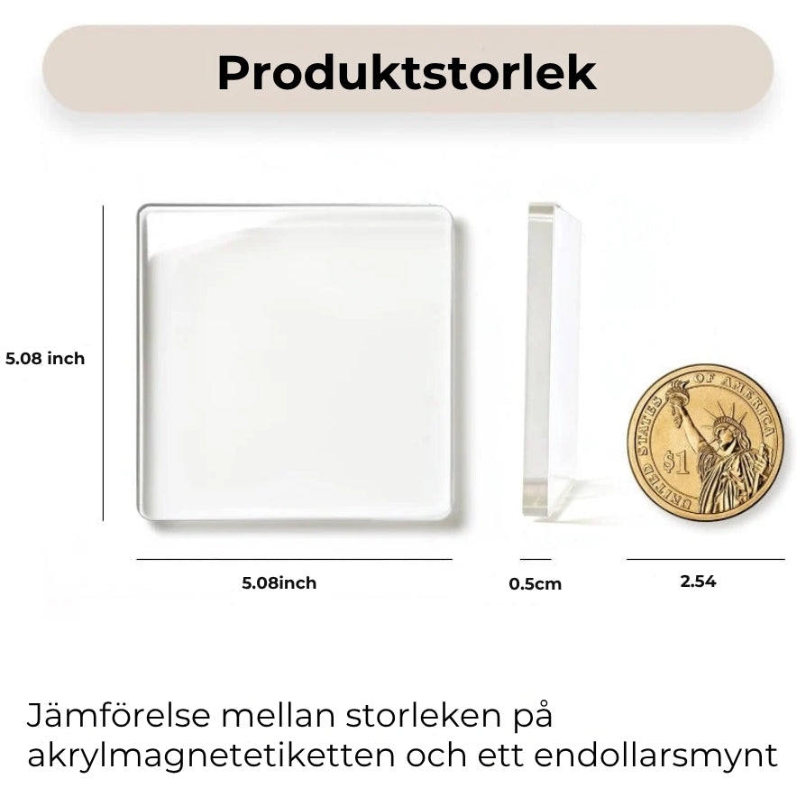 Snygga Fotomagneter | DIY (10 st)