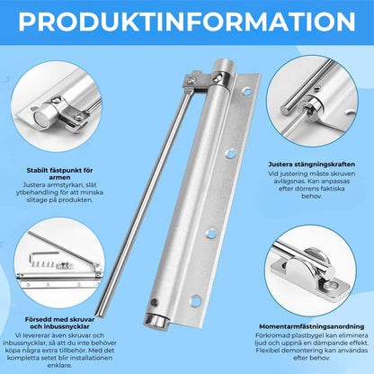 Självstängande dörrgångjärn