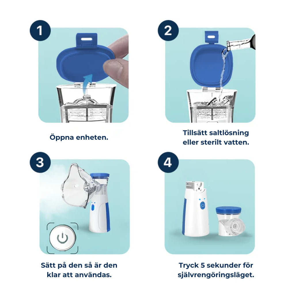 Airomed™ - Bärbar nebulisator