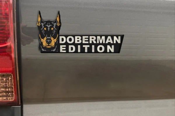 Hunddekal för bil
