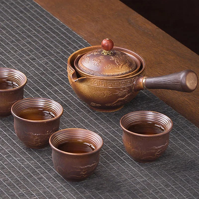 🔥Anti-spill vridbar tekanna