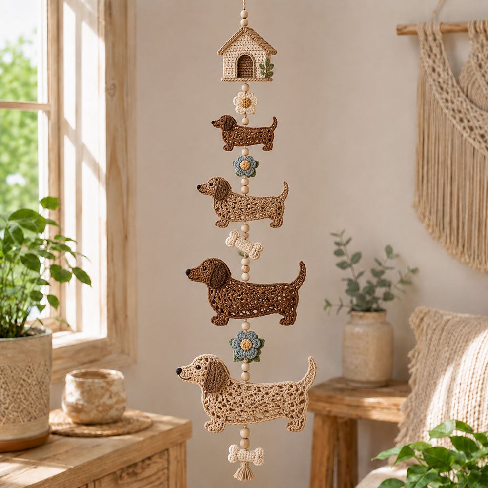 DIY-dekoration: upphängd krokuppsättning