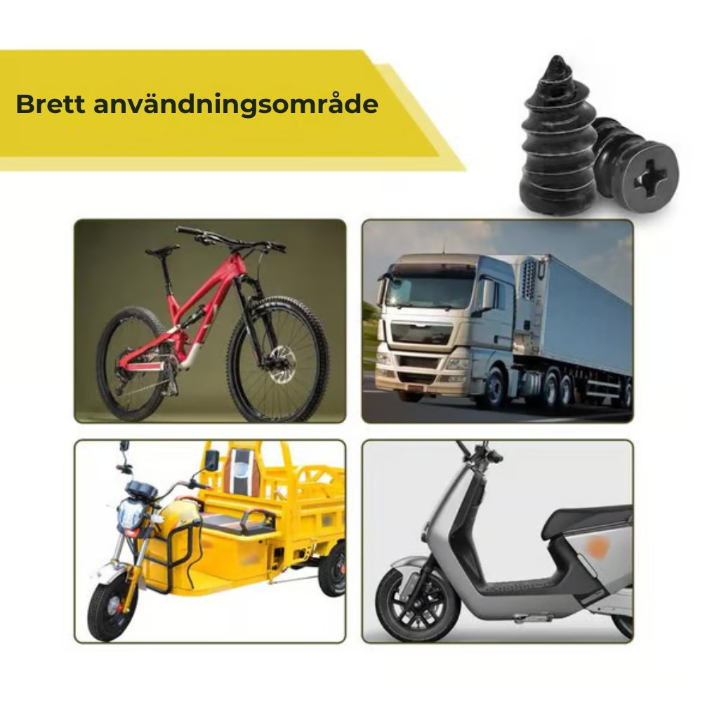 🔩Set med däckreparationsspikar i två storlekar | 60 Styck