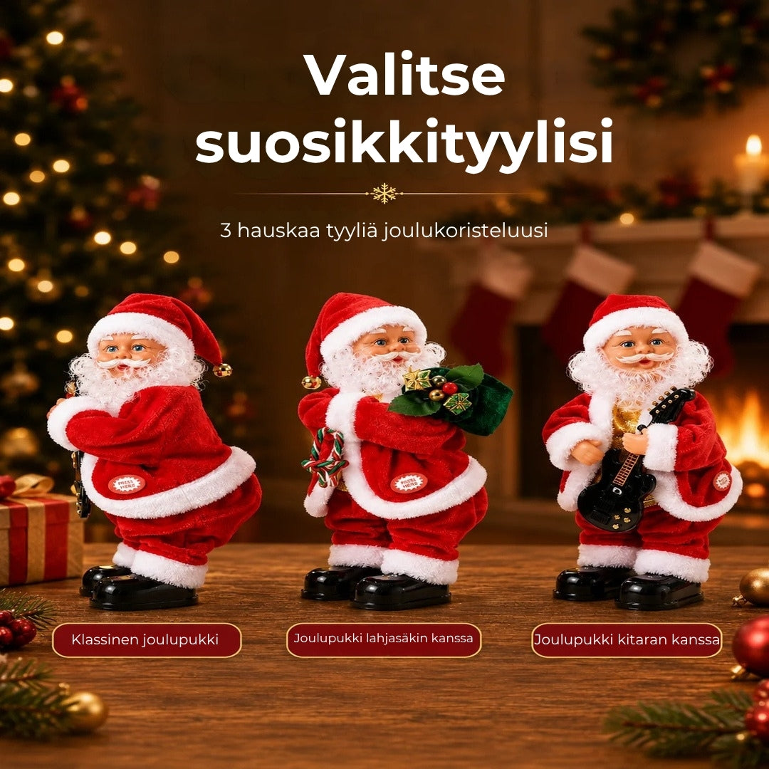 Dansande jultomte med musik