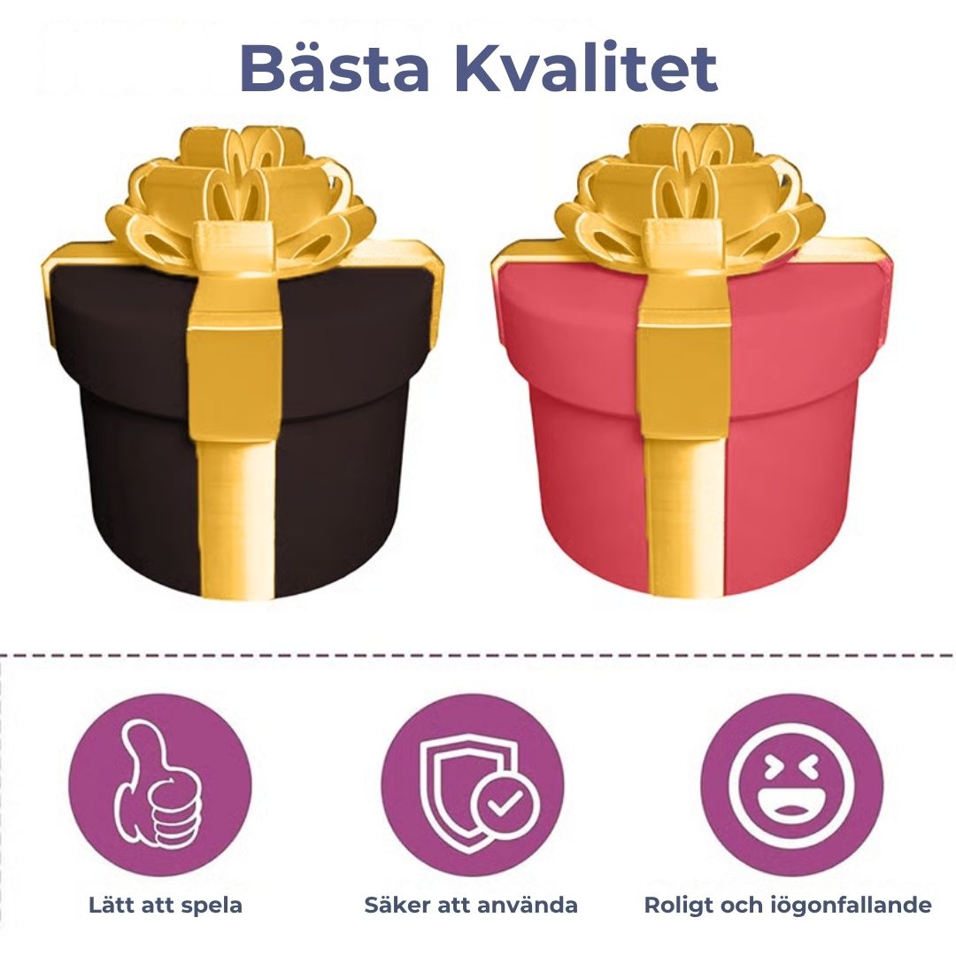 Rolig presentförpackning med flera lager