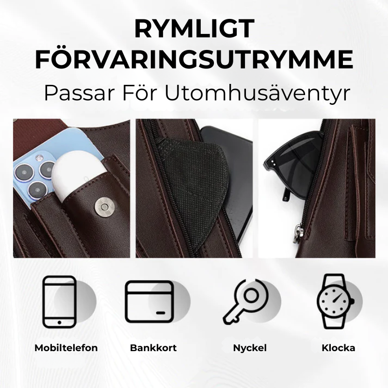 Stöldsäker axelväska för män