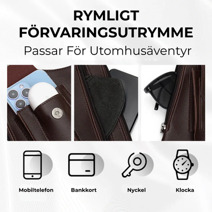Stöldsäker axelväska för män