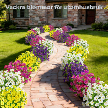 UV-beständigt bukett med konstgjorda blommor