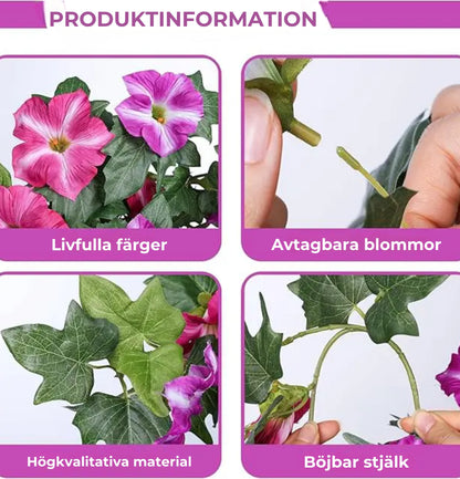 Konstgjorda petunior (bukett) | För inomhus- och utomhusbruk