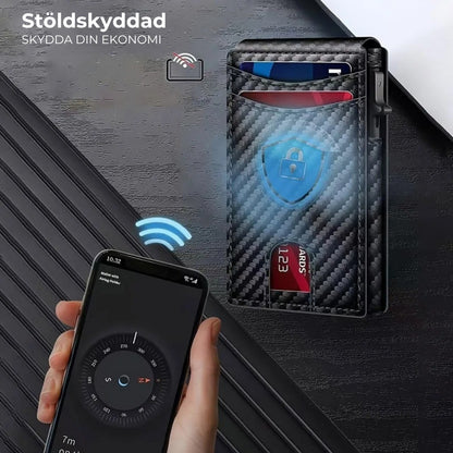Läderplånbok för män | RFID-skyddad