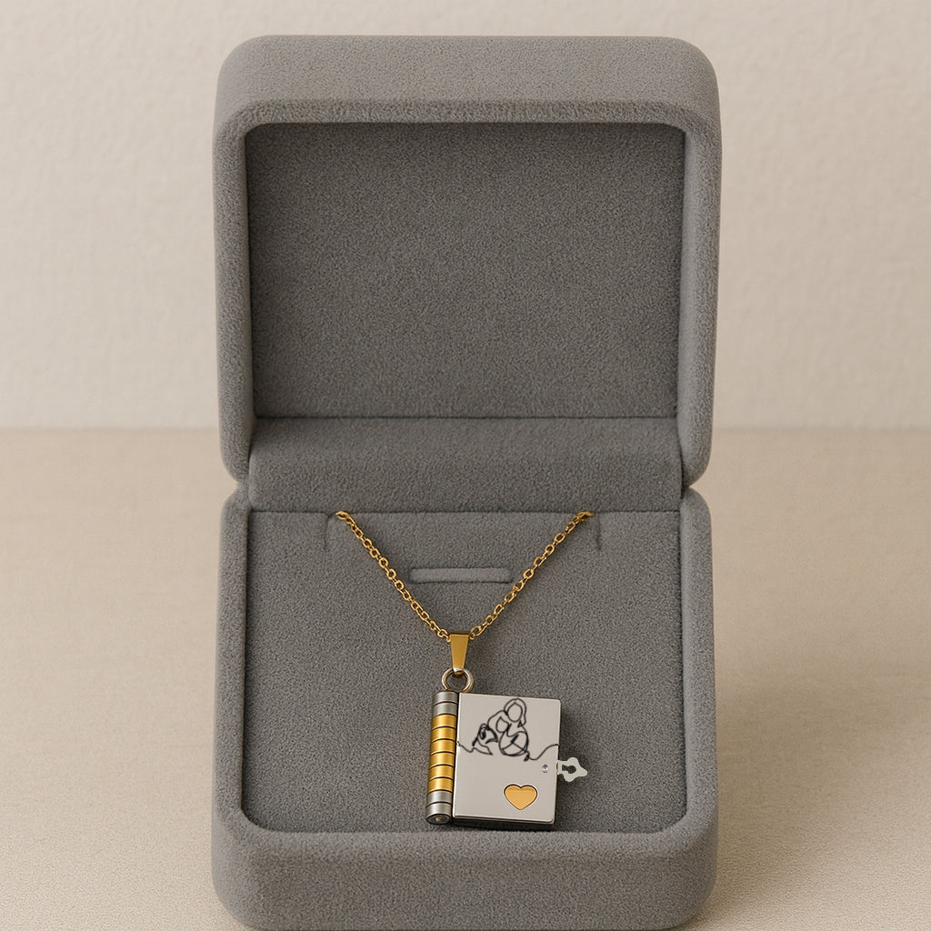 Till mitt älskade barnbarn (Minibok - Halsband)