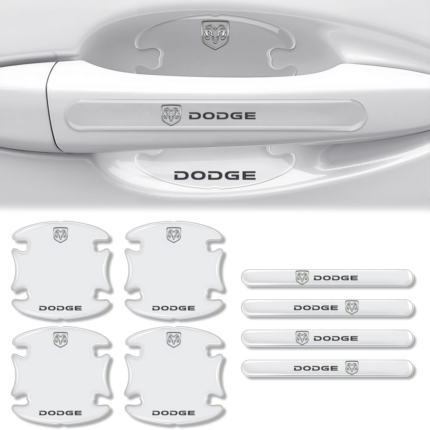 Skrapkydd för bildörrshandtag