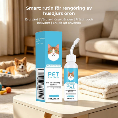 Öronrengöringsdroppar för hundar och katter |60 ml