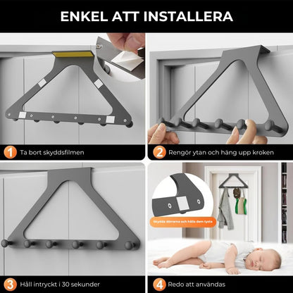 🏠 Dörrhängare i kolstål